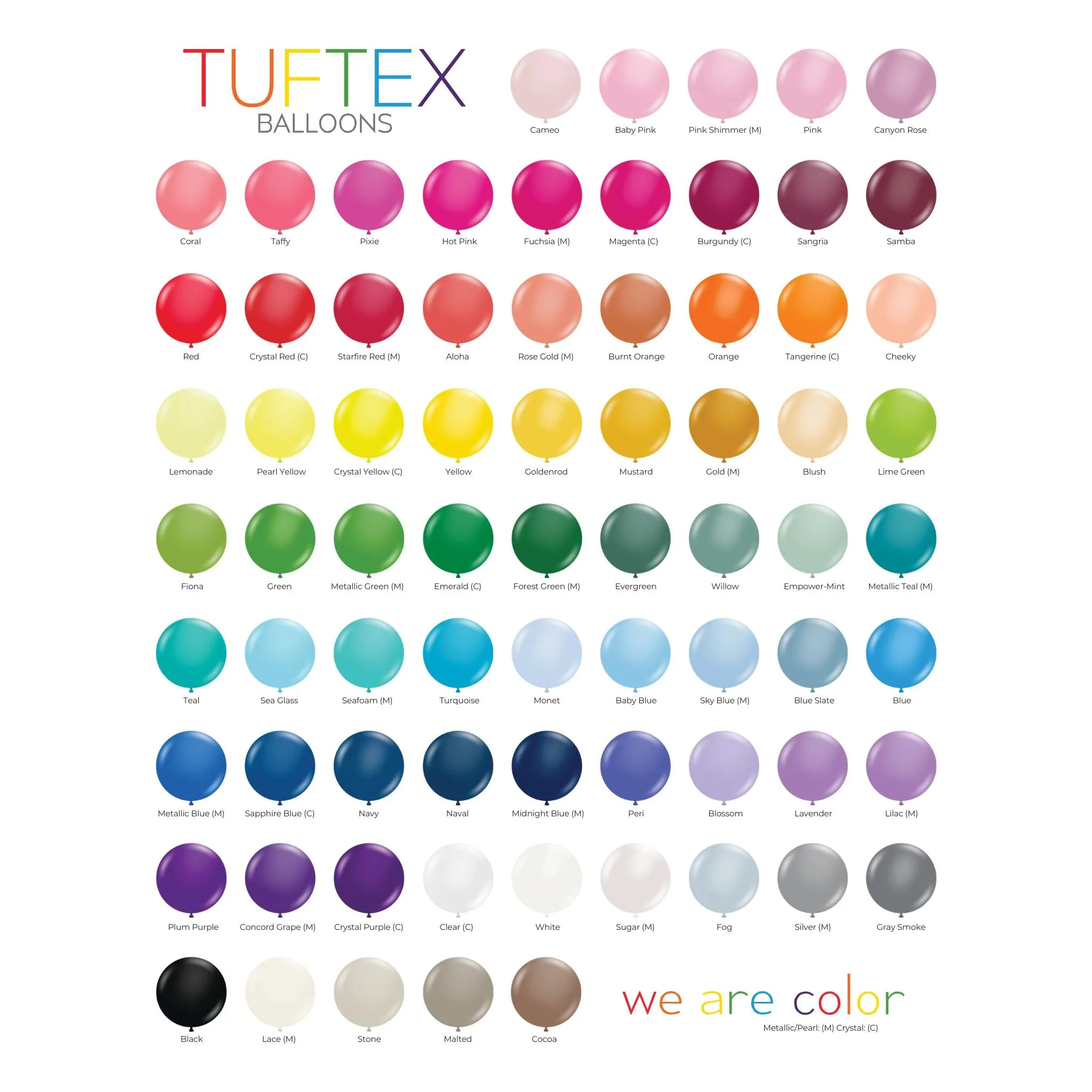 Cameo | 36 INCH | Tuftex Latex Balloons | Each