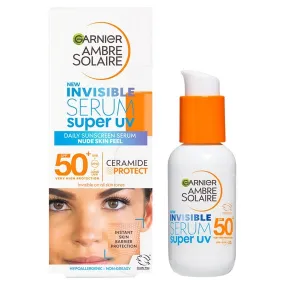 Garnier Ambre Solaire Super UV Invisible Face Serum SPF50  30ml