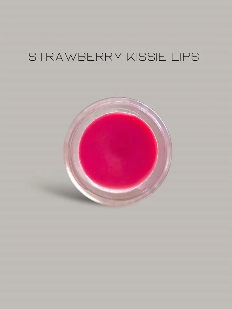Kissie Lips | Luxe Lightly Tinted Lip Balms | Peppermint & Strawberry