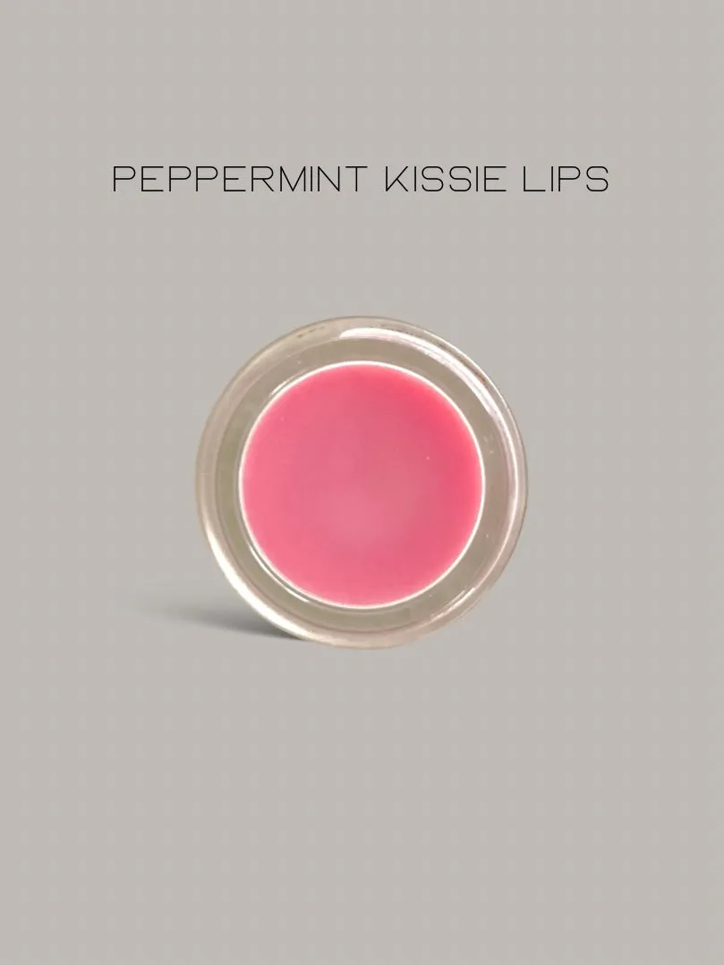 Kissie Lips | Luxe Lightly Tinted Lip Balms | Peppermint & Strawberry