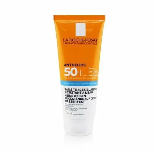 LA ROCHE POSAY Anthelios Water Resistant Hydrating Lotion SPF 50 (For Dry & Sensitive Skin, Fragrance Free) 100ml