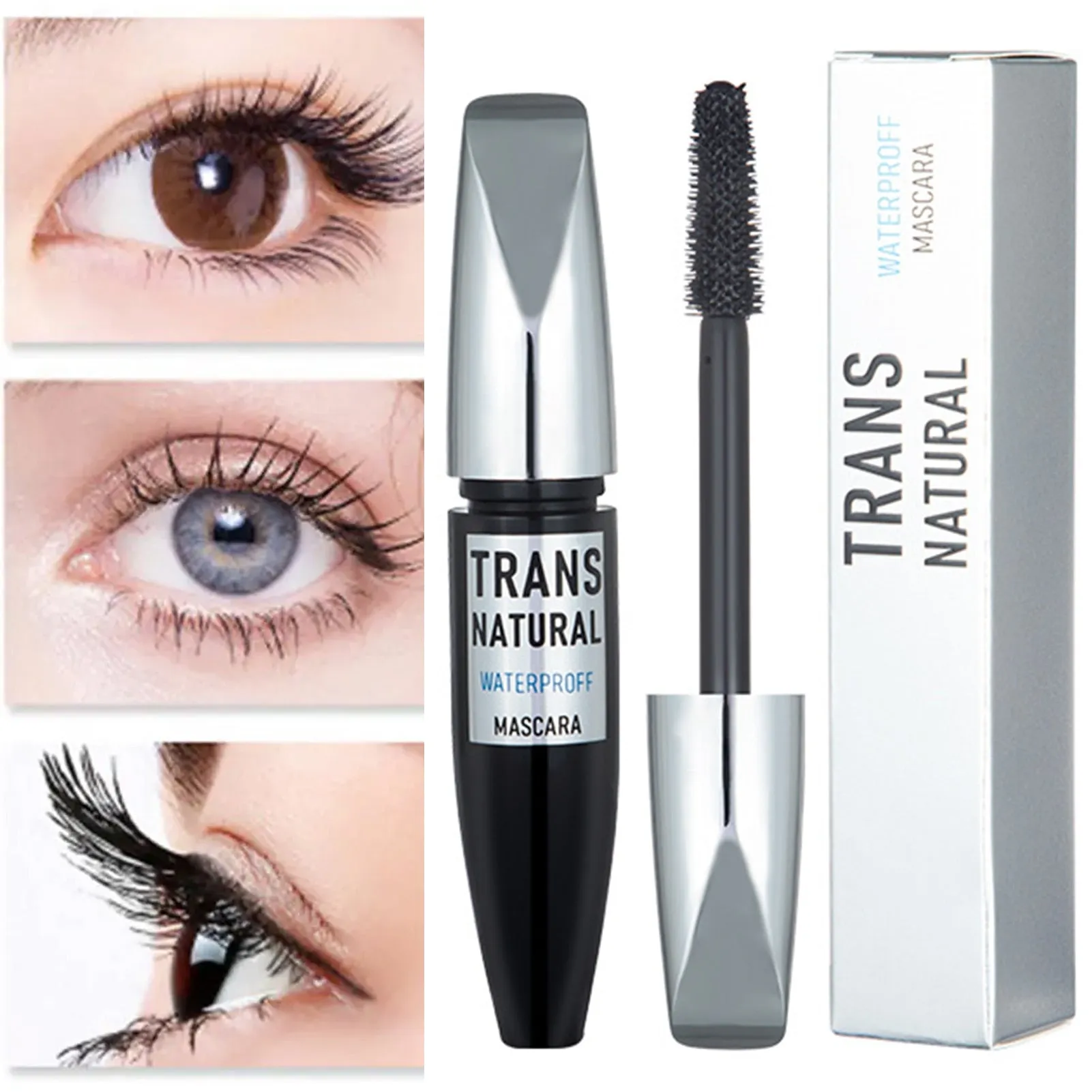 Lengthening Mascara Lengthening Mascara With Thick Silicone Brush Washable Mascara Makeup Volumizing Defining Curling