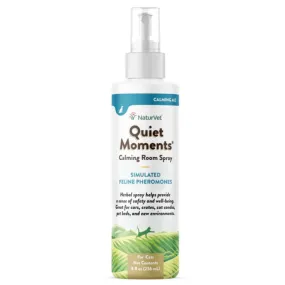 NaturVet Quiet Moments Herbal Calming Room Spray  for Cats, 8-oz