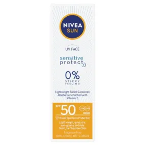 Nivea Sun Face Spf50 Sensitive 50Ml
