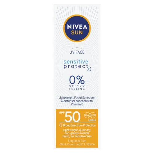 Nivea Sun Face Spf50 Sensitive 50Ml