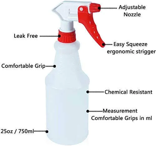 Plastic Spray Bottles 750 ml