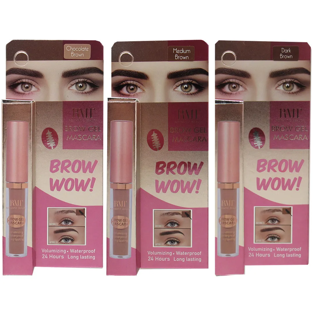Romantic Beauty Brow Wow Brow Gel Mascara - Wholesale Display 24 Units (BG-2104)
