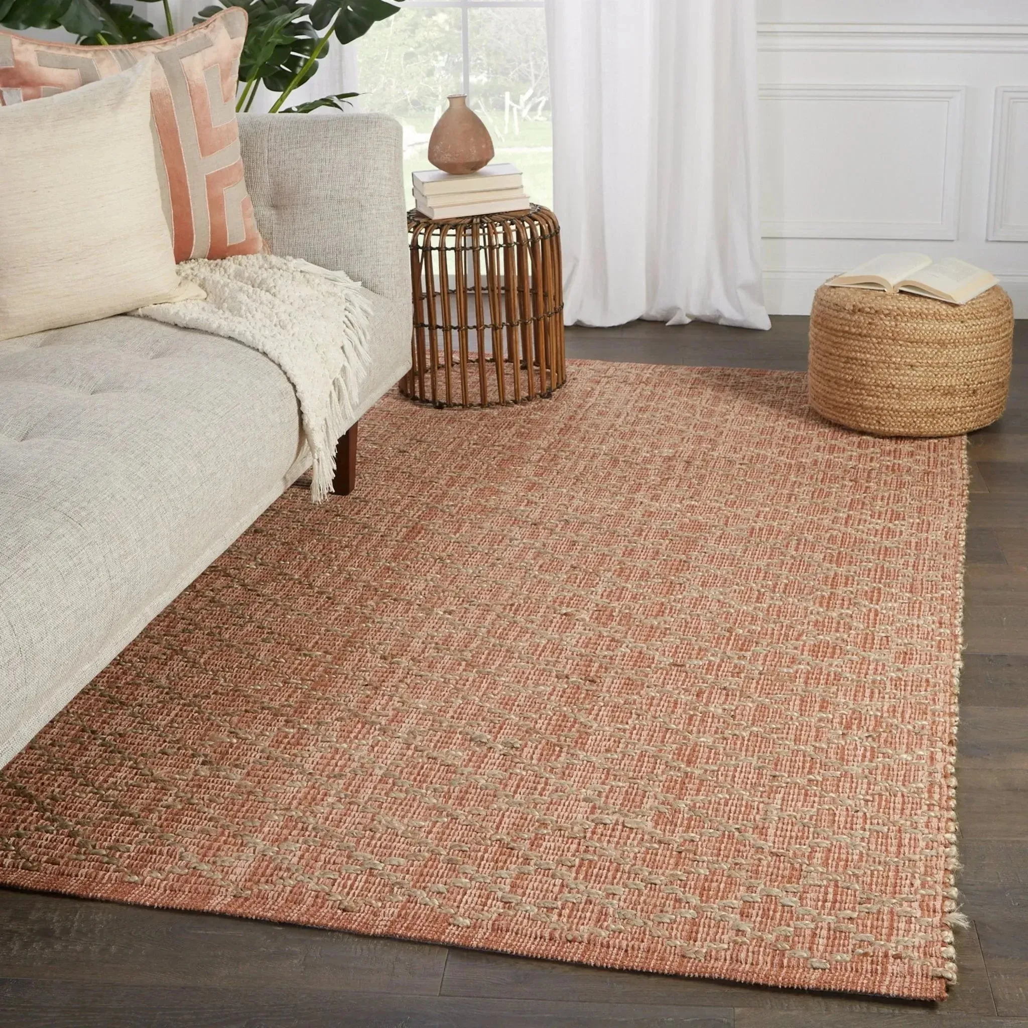 Zealand ZLN03 Cecil Pink/Beige Rug
